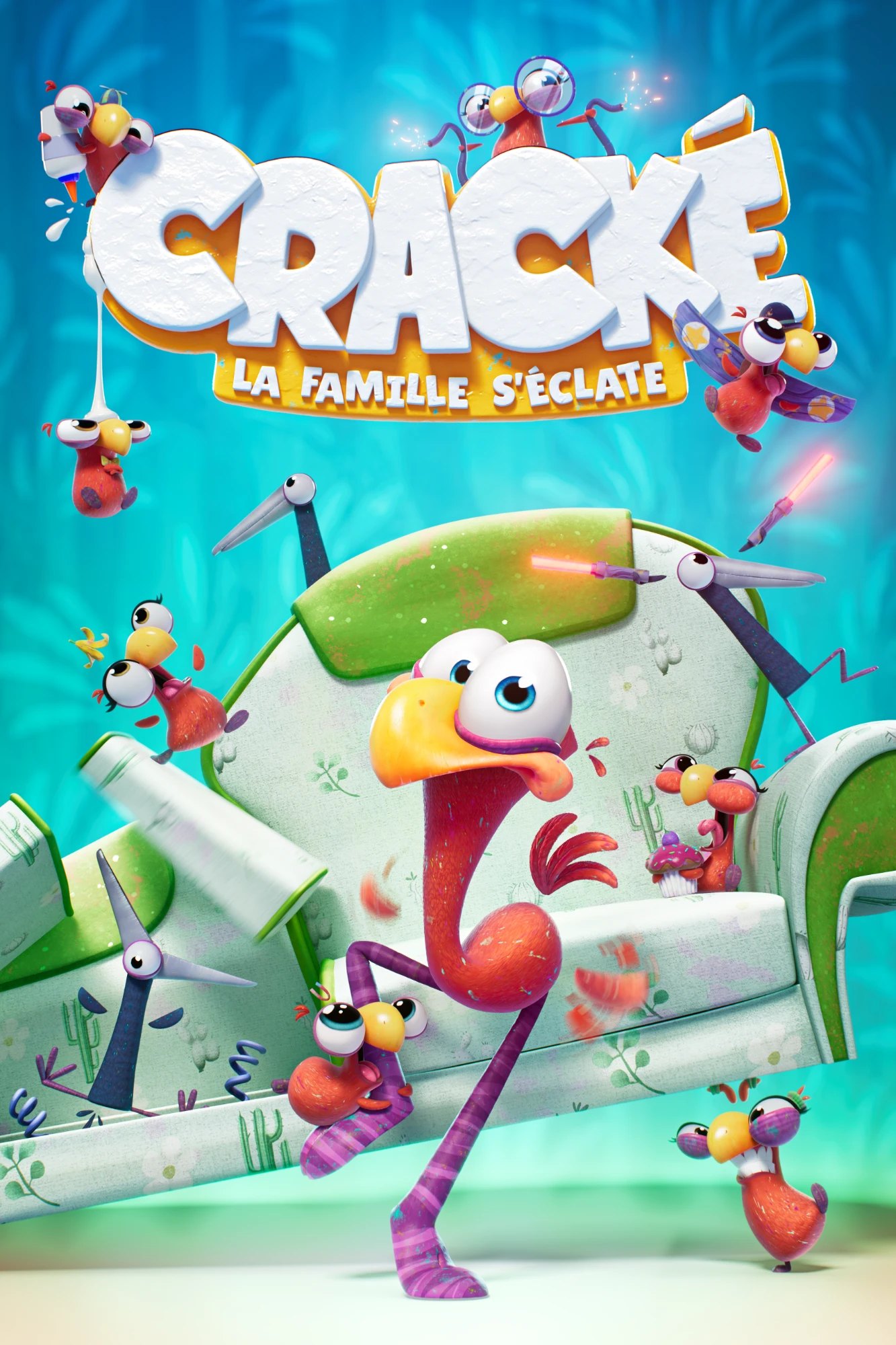 Cracké — La famille s’éclate — visuel de la saison 1